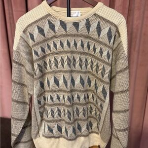 London Fog Cream Knit Sweater